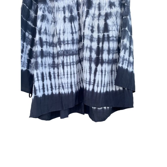 Calvin Klein Women's M Medium to Large L Tie dye Silk blouse - Picture 8 of 10